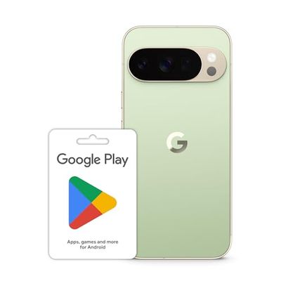 Google Pixel 10 Pro - Unlocked Android Smartphone with Gemini and 6.3" Super Actua Display - Jade, 256GB Play gift code £100 (Email Delivery - UK Customers Only)