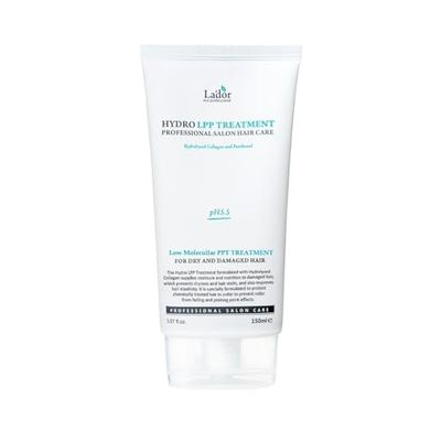 LA'DOR Hydro LPP Treatment 2x 150 ml Traitement Collagène Kératine Traitement Capillaire Sans Silicone Cheveux Très Secs Abîmés Stressés Tonique Capillaire Après-Shampooings