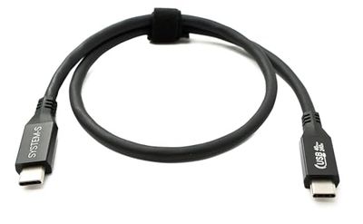 System-S Câble USB4 50 cm Type C mâle vers mâle 40 Gbit/s 240 W USB 4.0