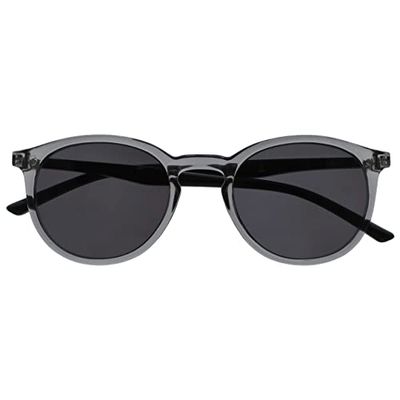 OPULIZE Met Grande Comodo Chiaro Grigio Nero Braccia Uomo Donna Lettori Sole Occhiali Da Lettura UV400 S60-7 +2,00