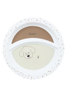 Sterntaler Bord boerderij - babybord van hoogwaardige materialen - babyservies met antislip sokkel - kinderbord, beige
