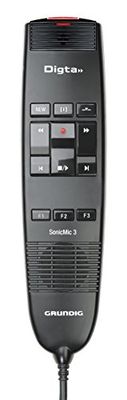Grundig pdd8200 USB de dictado Micrófono Digta sonicmic 3 Classic