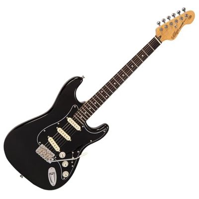 VINTAGE CHITARRA ELETTRICA SERIE V60 COASTER - NERO LUCIDO