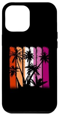 LGBT Lesbian Bisexual Palm Tree Graphic Gay Pride Vacation Case for iPhone 12 Pro Max