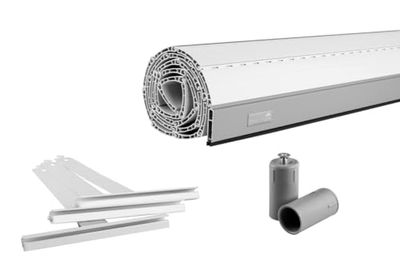Schellenberg 20094 Set de blindaje para persiana Enrollable Mini, 120 x 140 cm, Blanco