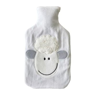 BORSA ACQUA CALDA 2L GOMMA/LANA OVEJA BIANCO