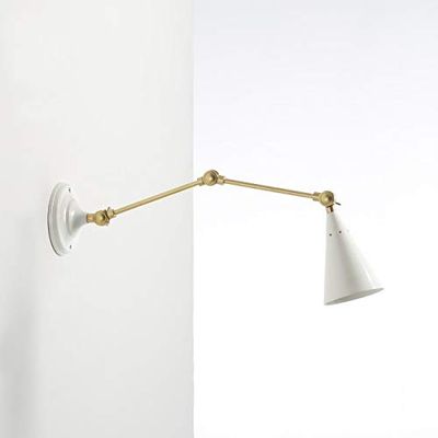 Aplique 14X59X26 METAL BLANCO/BRONCE