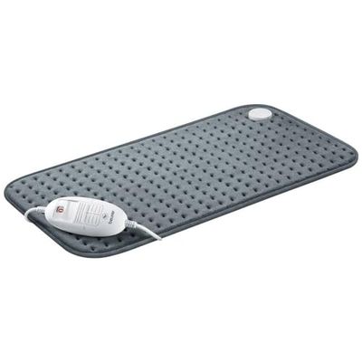 Beurer HK 123 Plush Heating Pad with 3 Temperature Levels and Auto Shut-Off Machine Washable Made in Europe XXL Size 60 x 30 cm