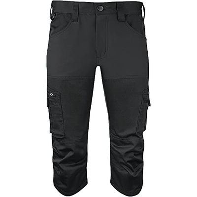 Texstar FS18 Short de pirate en stretch Unisexe Noir Taille 30