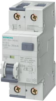 Siemens - Diferencial combinado 1 polo+neutro 20a 30 ma/4500