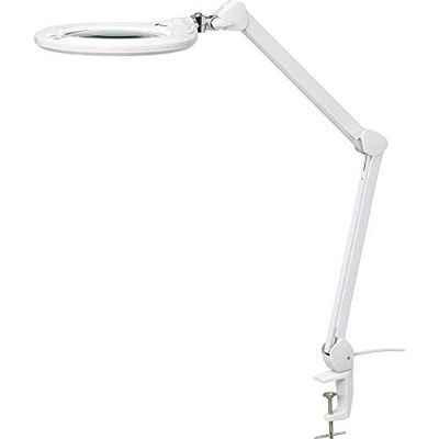 TOOLCRAFT TO-7427319 Lampada con lente d'ingrandimento a LED con morsetto 1160 lm 178 mm (7) Ingrandimenti=1.75 x 178