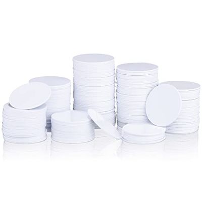 Hicarer NTAG215 NFC ronde kaarten NFC 215 kaartlabel compatibel met TagMo en Amiibo, 504 bytegeheugen, volledig programmeerbaar, voor NFC-compatibele apparaten, polyvinylchloride, niet