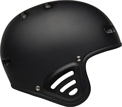 BELL Racket Dirt/Skate Casco, Unisex, Nero Opaco Solido, L 59-61.5cm