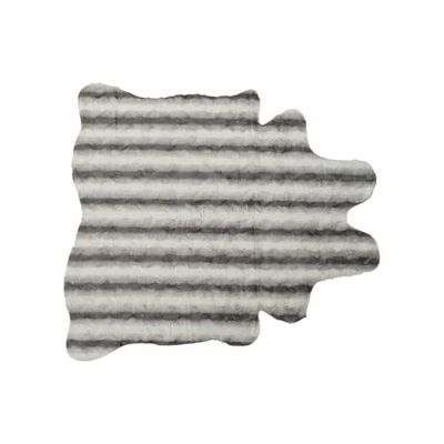 ALFOMBRA POLYESTER 160X150X2 550 GSM, GRIS