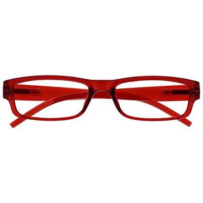 OPULIZE Ace Reading Glasses, Rosso, +3,50 Diottrie Unisex