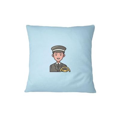 Bona Basics, Fodera decorativa per Cuscino Decorazione Domestica per Divano Caffetteria, Dimensioni: 60x60 cm, Colore: Azzurro