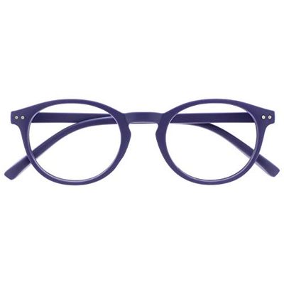 OPULIZE Zen Occhiali Da Lettura Viola Opaco Liscio Piccolo Uomo Donna Cerniere Molla R24-5 +3,50