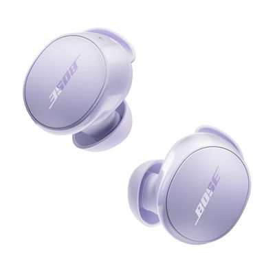 Bose QuietComfort bezprzewodowe słuchawki douszne z redukcją szumów, Lifestylowe słuchawki douszne Bluetooth z aktywną redukcją szumów, Do 8,5 godziny pracy na jednym ładowaniu, Liliowy