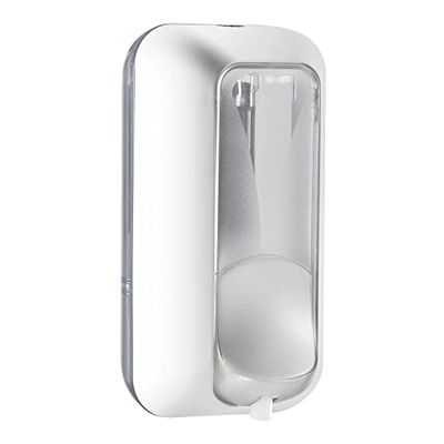 Mar Plast A89601 Savon Foam avec piston en verre Blanc/transparent 217 x 117 x 103 mm