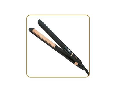 LITTLE BALANCE 8624 Ionic Liss Digit, Lisseur Cheveux, Fer à lisser, Finition Longue, Température réglable, Technologie Ionique avec plaques Céramique/Tourmaline, Noir