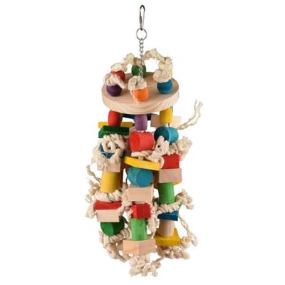 Flamingo Vogelspeelgoed Kooihanger Rainbow Fos 12 x 12 x 42 cm, multicolore