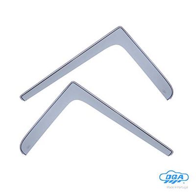 DGA Storm Xccessories 08025 - Protectores de Lluvia y Viento compatible con Ford Transit 2000-2013