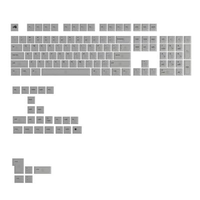 Glorious Gaming - Tasti Polychroma RGB, design traslucido, per tastiere meccaniche personalizzate 100%,75%,65%,60%,ANSI, ISO, Windows e macOS, Layout QWERTY americano