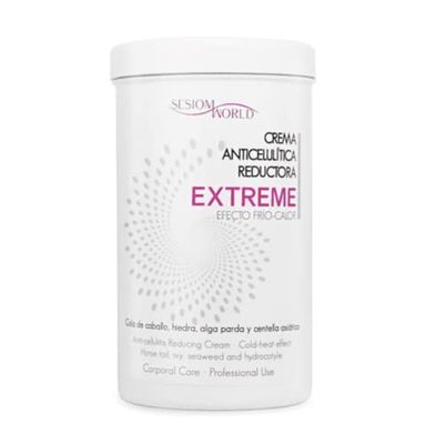 CREMA EXTREME ANTICELULITICA REDUCTORA Efecto Frío-Calor sesiomworld 1 kilo