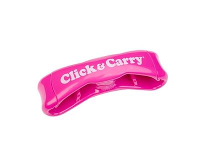 Click & Carry Poignée de Transport de Sacs de Courses ou en Plastique, avec Rembourrage en Gel Confortable et Design Mains Libres pour Shopping, Transport de Pots de Peinture