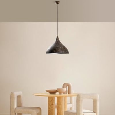 Opviq Elegante lampadario regolabile, finitura antica, diametro 41 cm, altezza 42-133 cm, 1 lampadina E27 Max 40 W, perfetto per gli spazi moderni