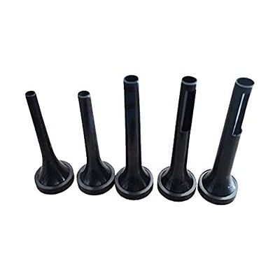 ITALECO - Spéculum écouteurs jetables noirs, Ø 5/6/7/8 mm, lot de 100, 32192