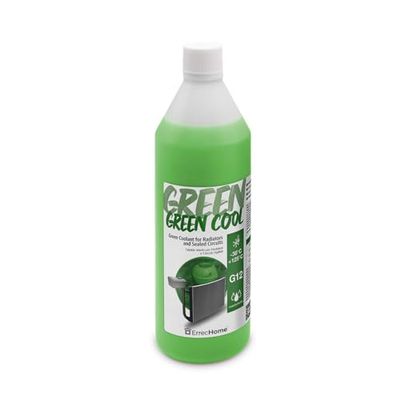 ErrecHome Green Cool, Green Coolant and Antifreeze Concentrate, Formulation with organic-based OAT inhibitor package, G12, 1 Litre