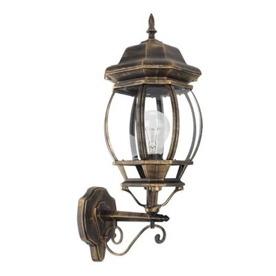 monkey ladder Applique extérieure - lumière en aluminium, 1 port E27, IP44, dimensions 54 x 19 x 28 cm, design noir et or, idéale pour l'extérieur *