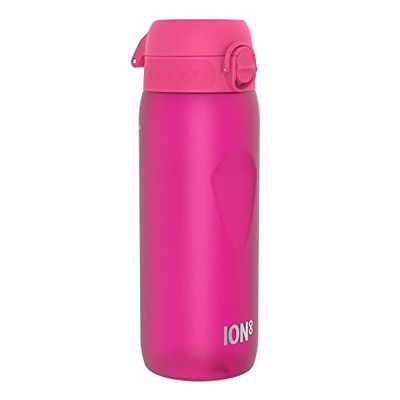 ION8 Borraccia a Prova di Perdite, 750ml, Sportiva, Facile da Aprire, Serratura Sicura, Maniglia per il Trasporto, Lavabile in Lavastoviglie, Senza BPA, Agarre Contorneado, Rosa