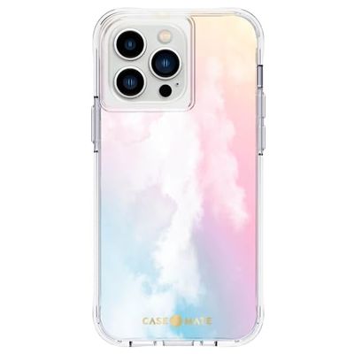 Case-Mate – tuffa utskrifter – fodral för iPhone 13 Pro – smal – 10 fot. Fallskydd – 6,1 tum – moln 9
