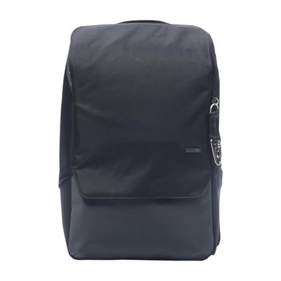 TOTTO - Mochila para Ordenador Portátil de 16 Pulgadas, Modelo Alurer, Capacidad 13 L, 1 Compartimento, Bolsillo Secreto, Bolsillo Botella, Espaldar Ergonómico, Correa para Maleta, Color Negro