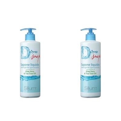 Silium Dermo Sapone Igienizzante 500 Ml - 500 ml (Confezione da 2)