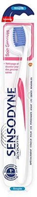 Brosse à Dents Sensodyne, Soin Gencives, Pour Dents Sensibles, Souple