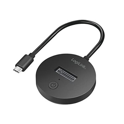 LogiLink USB 3.2 (Gen 2) Mobile Quickport for M.2 NVMe (PCIe) or SATA (NGFF) SSDs