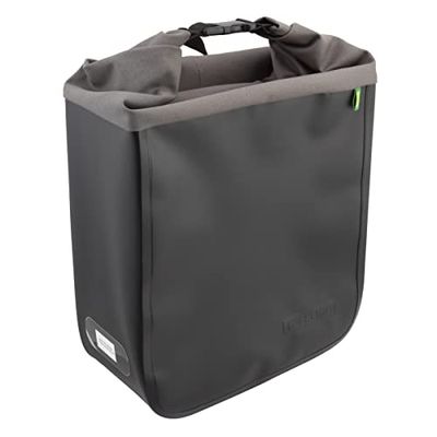 Racktime Donna, Unisex-Adulto Borsa Manubrio Bicicletta, Grigio, 1, Taglia Unica