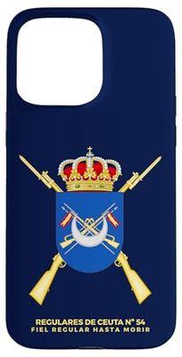 Emblema Regulares de Ceuta 54 Ejército español Carcasa para iPhone 15 Pro Max