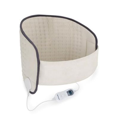 Orbegozo AHL 2000 - Almohadilla eléctrica lumbar, funda lavable, 3 niveles de potencia, mando con display LCD, auto-apagado de seguridad, 100 W