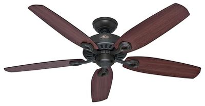 Hunter 132 cm | 52” Ventilador de Techo Builder Elite Nuevo Bronce, 50567