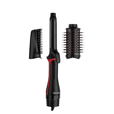 Brosse coiffante multi-usages One-Step de REVLON - 3-EN-1 (Tête détachable, boucleur, sèche-cheveux, brosse coiffante) RVDR5333