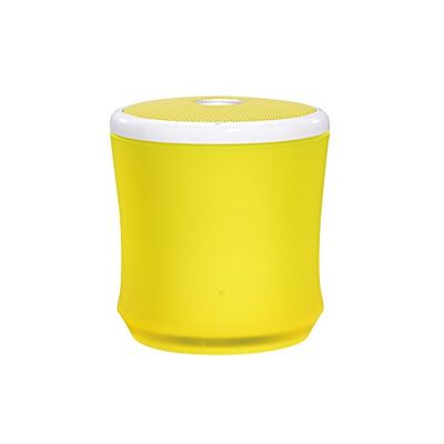 TerraTec Concert BT Neo XS Haut-Parleur Bluetooth, Son Fantastique, Basses énormes, jusqu'à 4 Heures de Musique sans Fil, AUX in, pour iPhone, Samsung (Jaune)