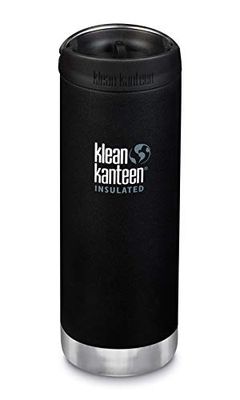 Klean Kanteen Unisex – Adulto TKWide VI Borraccia Shale Black (opaco), 473 ml