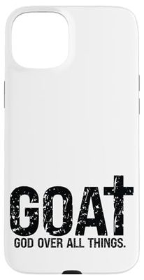 God Over All Things Christian Faith - Bible Verse Religious Case for iPhone 15 Plus