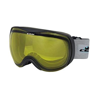 CGM Maschera da sci 780A JOY Nero lente Gialla S1 (43%-80%)