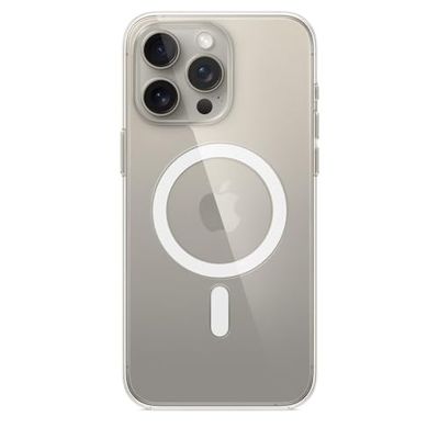 Apple iPhone 15 Pro Max Clear Case with MagSafe, Clear