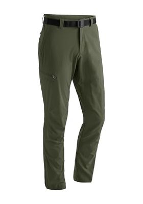 Maier Sports Torid Slim, Pantalon de randonnée pour Homme, Pantalon Outdoor déperlant pour Le Trekking et la randonnée, Coupe ajustée, sans PFC, mSTRETCH Pro 4 et Dryprotec, Vert, 24